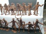 Toy soldiers Cowboys, Miners, Trappers - 22 psc