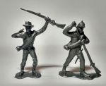 Набір солдатиків "Громадянська війна в США. Конфедерати" Marx - 16 шт