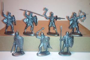 A set of soldiers "Russian Wariors" - 7 pcs