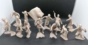 Toy soldiers WWII Japanese Infantry - 12 psc