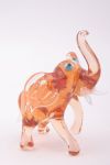 Стеклянная фигурка "Слон с поднятой ногой"