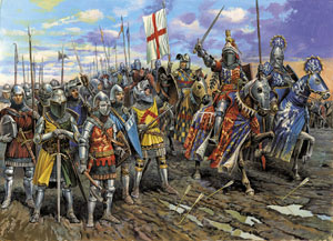 8044 Zvezda Английские рыцари 100-летней войны