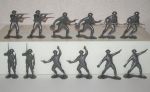 Toy soldiers WWII - British infantry - 16 psc 