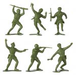 Toy soldiers WWII Soviet Infantry - 36 psc
