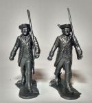 Toy soldiers American War of Independence. Colonial militia - 16 psc