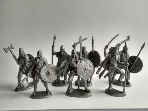 A set of soldiers "Vikings" - 7 pcs