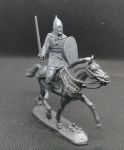 Mounted Russian Warrior №9 with a sword and a shield with a cross 