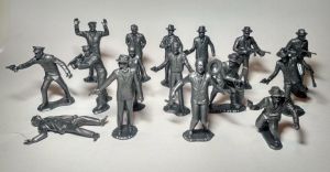 Toy soldiers Police and gangsters - 16 psc