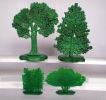 Trees and Bushes №1 - a set of 4 psc