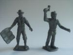 Toy soldiers Road workers - 10psc