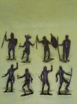 Toy soldiers "Zulus" M.P.C. - 12 pcs