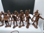 Toy soldiers Cowboys, Miners, Trappers - 22 psc