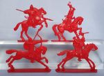 Mounted Cumans- a set of 4 psc