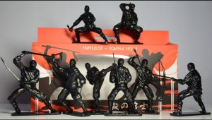 Ninja - the soldiers of the night (a set of 8 pcs)