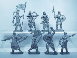 Dismounted Cumans- a set of 4 psc