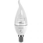 LED-332 C37 CT-C 4W 5000K 220V E14 AL