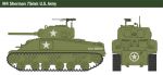 ITA15751 Танк Sherman 75мм