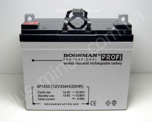 Аккумулятор Bossman profi 12V 33Ah