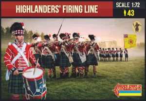 STR279 Napoleonic Highlanders' Firing Line