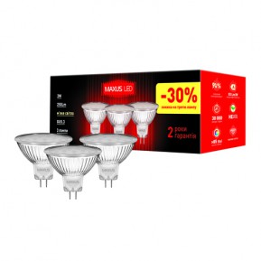 3-LED-143 MR16 3W 3000K 220V, Cветодиодное освещение