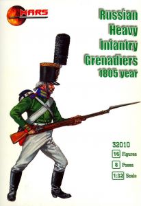 32010 Russian Heavy Infantry - Grenadiers 1805 year
