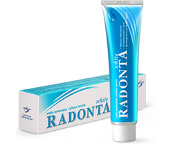 Зубная паста "Radonta White" Отбеливающая