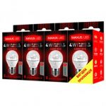 4-LED-432 LED-432 G45 4W 5000K 220V E27 AP