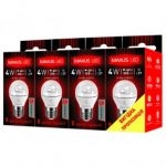 4-LED-433 LED-433 G45 4W 3000K 220V E27 AP