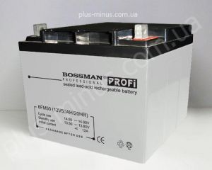 Аккумулятор Bossman profi 12V 50Ah