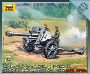 6121 Zvezda Немецкая 105-мм гаубица