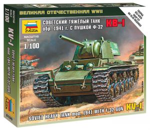 6190 Советский тяжелый танк КВ-1 с пушкой Ф-32