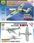 ZVE7302 Немецкий истребитель "Мессершмитт Bf-109 F-2