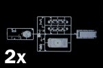 ITA7521 Американский танк М4A3 76мм Шерман (быстрая сборка) - 2 шт