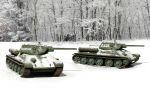 ITA7523 Советский танк Т34/76 (быстрая сборка) - 2 шт