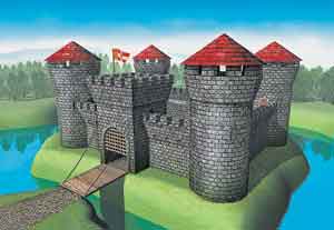 8510 Zvezda Средневековая каменная крепость