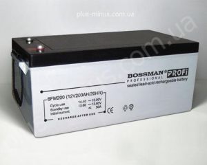 Аккумулятор Bossman profi 12V 200Ah