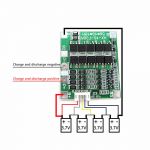 BMS плата 4S 50A для сборки аккумулятора LiFePO4 12.8v