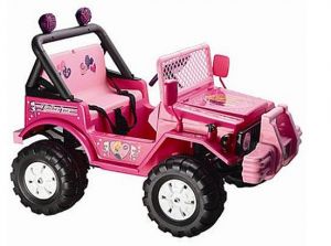 Детский электромобиль Jeep A15 с пультом PINK