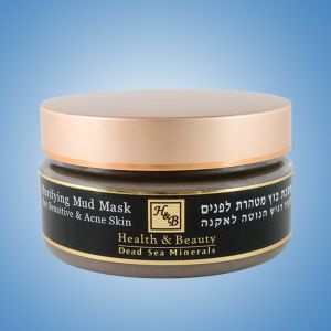 Очищающая грязевая маска для чувствительной и акне кожи,косметика на основе минералов  Мертвого моря