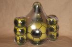 Подарочный набор для вина, керамический «Футбольный мяч» 