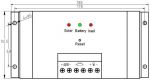 Контроллер 10А 12В/24В MPPT (Модель-MPPT1024Z)