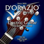 Струны для электрогитары D’ORAZIO SET-31