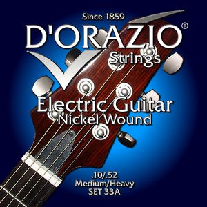 Струны для электрогитары D’ORAZIO SET-33/A