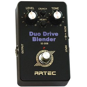 ГИТАРНАЯ ПЕДАЛЬ ЭФФЕКТОВ ARTEC DUO DRIVE BLENDER SE-DDB ― UNIMAG